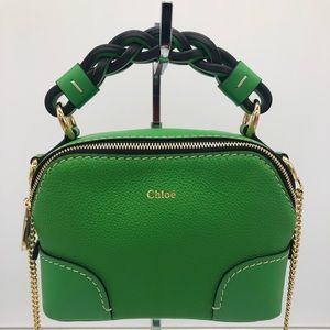 Chloe Daria Mini Crossbody Bag- Green